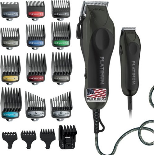 Wahl Pro Series High Performance Ultra Power Heavy Duty Corded Haircutting Combo Kit w/ Color Coded Guards – 79804-100 - Black BUY ONLINE