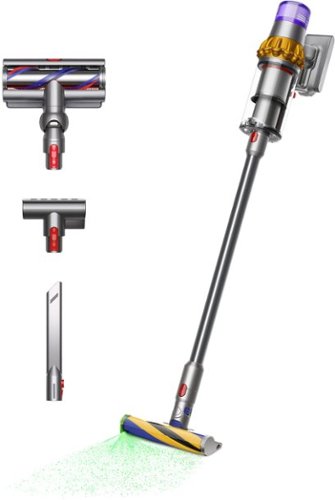 Dyson - V15 Detect Cordless Vacuum - Yellow/Nickel