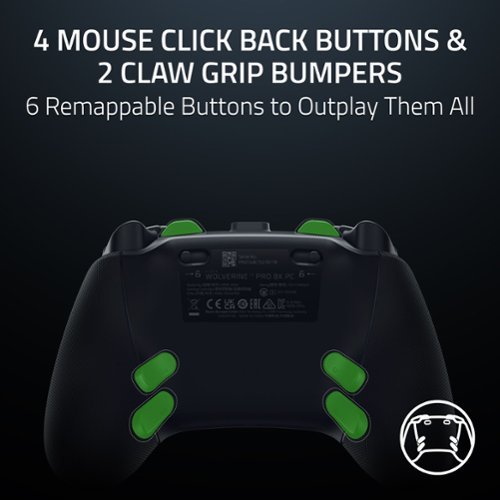 Razer Wolverine V3 Pro 8K Wireless Gaming Controller with TMR Thumbsticks and Swappable Caps for PC - Black WORLDWIDE DELIVERY