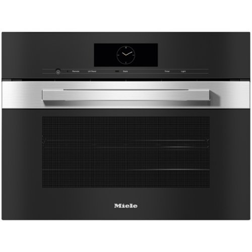 Miele - DGC 7845 24" Compact Combi-Steam Oven with Direct Water Plus (Clean Touch Steel) - Stainless Steel-Front_Standard 