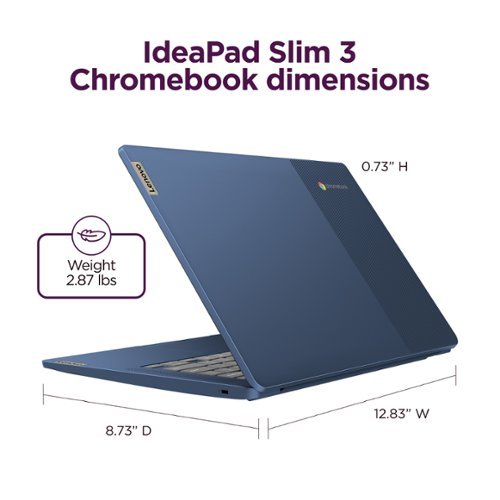 Lenovo IdeaPad Slim 3 Chromebook 14 Full HD Laptop - MediaTek Kompanio 520 - 4GB Memory - 64GB eMMC - Abyss Blue HOW TO BUY