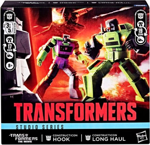 Transformers Studio Series The Transformers: The Movie Constructicon Long Haul and Constructicon Hook GLOBAL SHIPPING