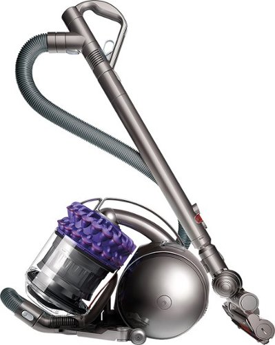  Dyson - Cinetic Animal Bagless Canister Vacuum - Iron/Purple