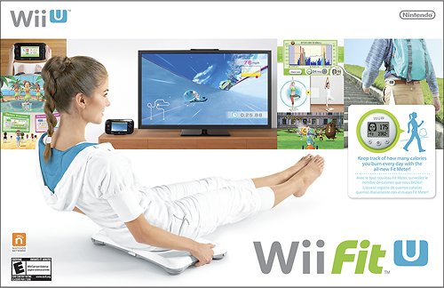  Wii Fit U Game with Wii Balance Board and Fit Meter - Nintendo Wii