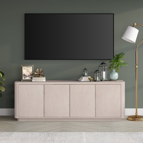 Camden&Wells - Payley TV Stand for Most TVs up to 75" - White Wash-Front_Standard 