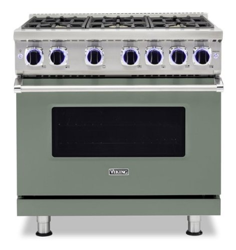 Viking - VGR Freestanding 7 Series Gas 36" Range - Eucalyptus