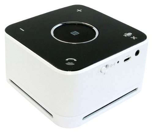 Spracht - Conference Mate Portable Bluetooth Speaker - White-Front_Standard 