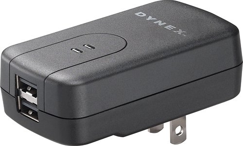  Dynex™ - Dual USB Universal Wall Charger - Multi