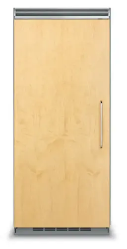 Front. Viking - 5 Series Quiet Cool 22.8 Cu. Ft. Built-in All Refrigerator - Custom panel.