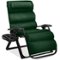 Best Choice Products - Oversized Zero Gravity Chair, Folding Recliner w/ Removable Cushion, Side Tray - Forest Green-Front_Standard