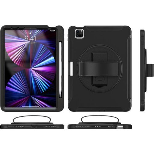 SaharaCase Raider Series Heavy Duty Hand Strap Case for Apple iPad Air 11'' M3/M2 and iPad Air 10.9'' (4th and 5th Gen) - Black WHERE TO BUY