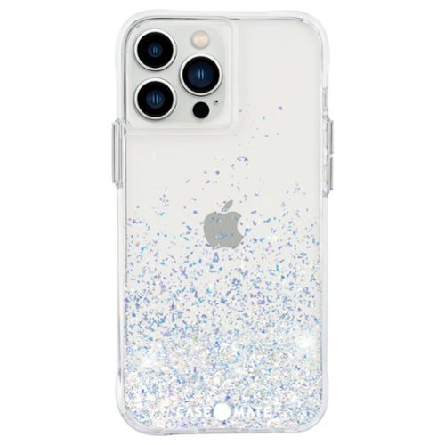 Case-Mate - Twinkle Ombre Hardshell Case w/ Antimicrobial for iPhone 13 Pro Max - Stardust-Front_Standard 