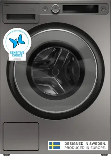 a ASKO PE SEAL - w : - . :  a 114 SENSITIVE CHOICE APPROVED DESIGNED IN SWEDEN. PRODUCED IN EUROPE.