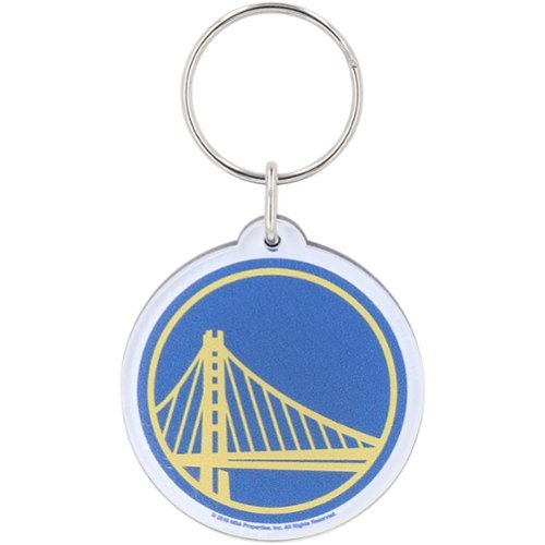 WinCraft - Golden State Warriors Team Logo Key Ring - Multicolor-Front_Standard 
