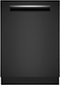 Bosch - 500 Series 24" Top Control Smart Built-In Stainless Steel Tub Dishwasher with 3rd Rack and Zone Wash, 44 dBA - Black-Front_Standard