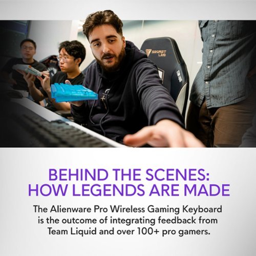 Alienware Pro 75% Wireless Mechanical Gaming Keyboard with RGB Back Lighting - Lunar Light BUY IN EUROPE