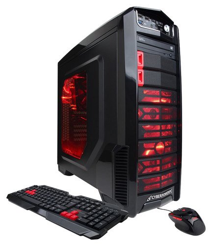  CyberPower - Gamer Xtreme Desktop - Intel Core i7 - 16GB Memory - 2TB Hard Drive - Black/Red
