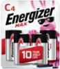 Energizer - MAX C Batteries (4 Pack), C Cell Alkaline Batteries-Front_Standard