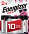 Energizer - MAX D Batteries (4 Pack), D Cell Alkaline Batteries-Front_Standard