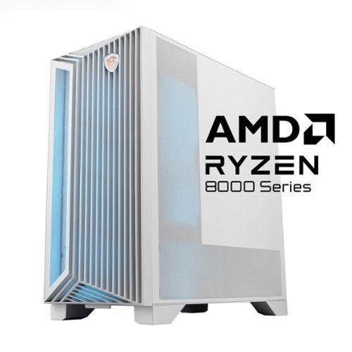 MSI - Aegis Z2 Gaming Desktop - R5-8400F - 16GB Memory - NVIDIA GeForce RTX 5060 - 1TB SSD - White