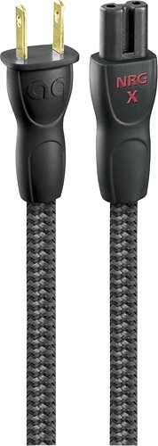  AudioQuest - 6' NRG X-2 A/C Power Cable - Gray/Black