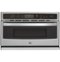 GE Profile - Advantium 30" Built-In Single Electric Wall Oven with Microwave - Stainless Steel-Front_Standard 