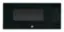 Front. GE Profile - 1.1 Cu. Ft. Mid-Size Microwave - Black on Black.