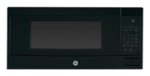 GE Profile - 1.1 Cu. Ft. Mid-Size Microwave - Black on black - Front_Standard