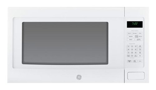  GE - Profile Series 2.2 Cu. Ft. Full-Size Microwave - White on White