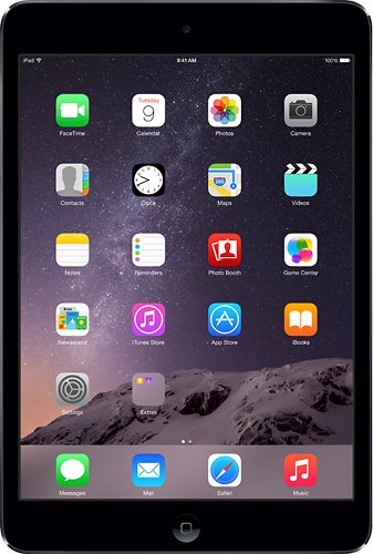  Apple - iPad® mini 2 with Wi-Fi + Cellular - 128GB - (AT&amp;T) - Space Gray