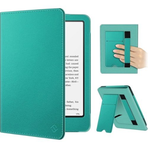 Kitcheniva - 7" Kindle Paperwhite Case 12th/11th Gen 2024/2021 Foldable Stand Cover - Jade-Front_Standard 