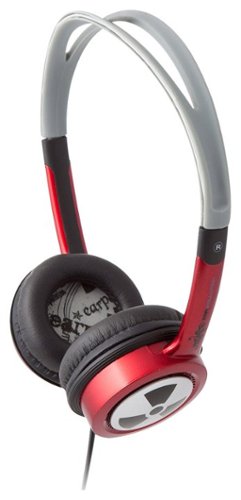  iFrogz - EarPollution Toxix Over-the-Ear Headphones - Red