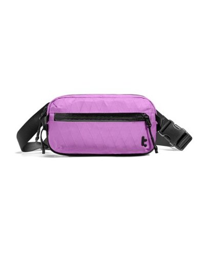 tomtoc - Aviator-T35 1.5L X-Pac Sling Bag with RFID Blocking, Minimalist Crossbody Bag Chest Shoulder Pack for Travel, Everyday - Mulberry-Front_Standard 