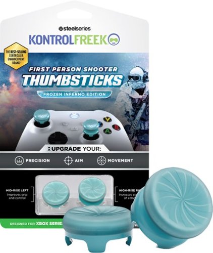 KontrolFreek - Frozen Inferno Edition FPS Thumbsticks for Gaming Controllers - Xbox One and Xbox Series X/S - Blue
