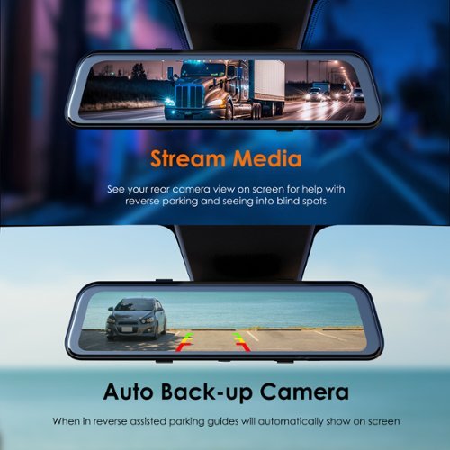 Rexing M2 Max Pro 4K WiFi GPS Mirror Dash Cam - Black BUY ONLINE