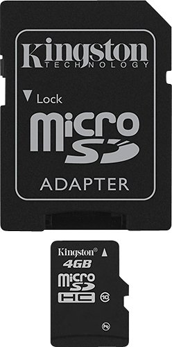  Kingston - 4GB microSDHC Class 10 Memory Card