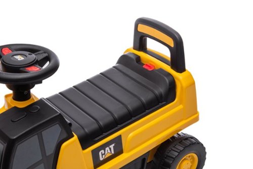 Best Rideon Cars CAT Excavator Foot to Floor - Yellow SHOP ONLINE