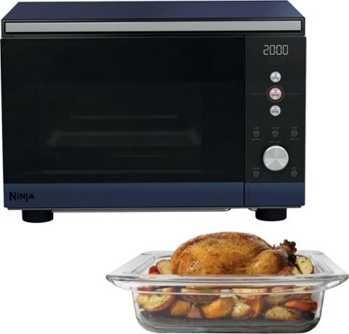 Ninja - Crispi Microwave and Air Fryer with FusionCrisp Technology - Cyberspace