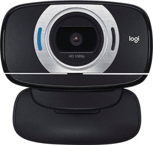Logitech - C615 1080 Webcam with HD Light Correction - Black