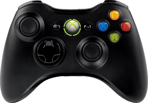  Microsoft - Xbox 360 Wireless Controller - Black