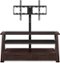 Whalen Furniture - 3-in-1 TV Stand for Most Flat-Panel TVs Up to 60" - Brown Cherry-Front_Standard