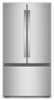 Whirlpool - 36 in. Wide 24 cu. ft. 3-Door French Door Counter Depth Refrigerator - Fingerprint-Resistant Stainless Finish-Front_Standard