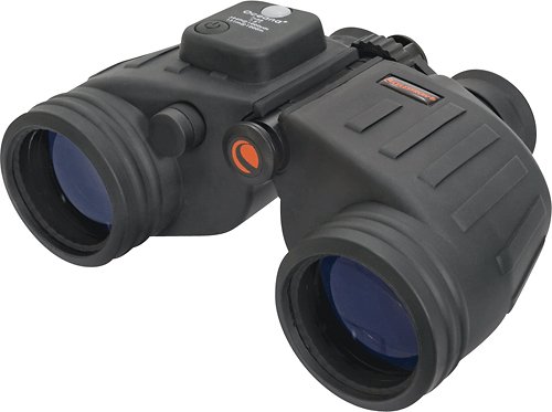 Celestron - Oceana 7 x 50 Marine Binoculars with Illuminated Compass - Black