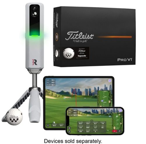 Rapsodo - MLM2PRO Golf Launch Monitor w/ (12) Titleist 2025 Pro V1 Golf Balls - Silver