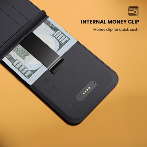 JOURNEY LOC8 MONEY CLIP MAGSAFE FINDER WALLET AND STAND - MIDNIGHT GLOBAL SHIPPING