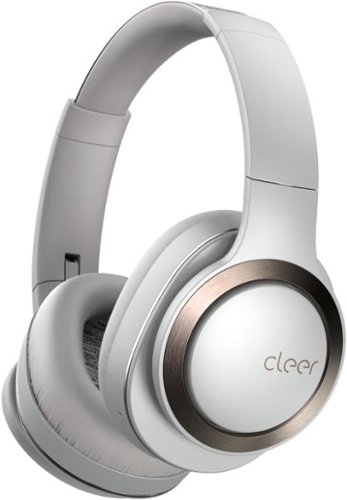 Cleer - Enduro ANC Bluetooth Headphones – Noise Canceling, 60Hr Playtime, Hi-Res Audio, Ambient EQ - Light Gray-Front_Standard 