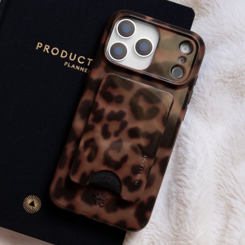 VELVET CAVIAR Magnetic Phone Wallet - It Girl Leopard BUY ONLINE