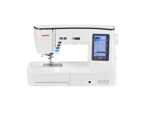 Janome - Skyline S7 10th Anniversary Edition Sewing Machine-Front_Standard 
