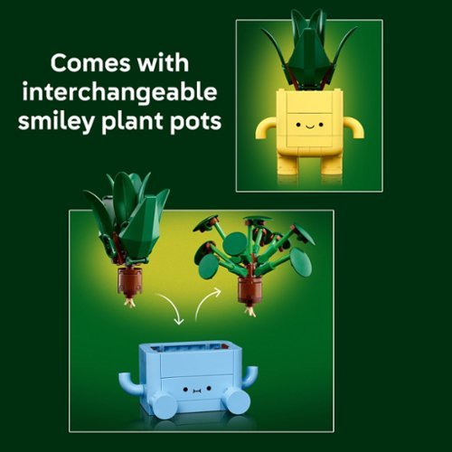 LEGO Botanicals Happy Plants Toy for Kids 9+  10349 GLOBAL SHIPPING