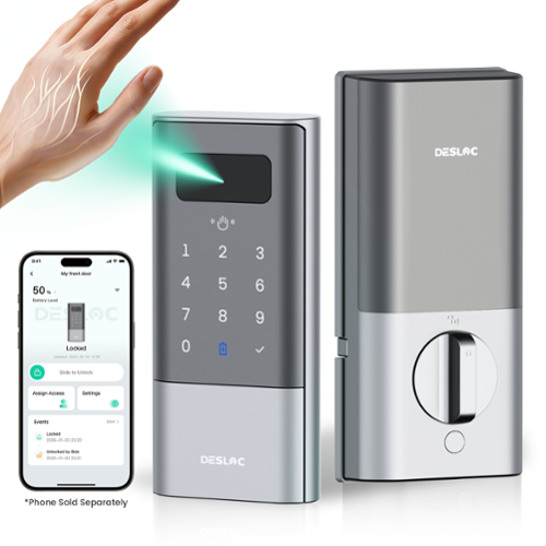 DESLOC - K140 Palm Vein Smart Lock - Silver